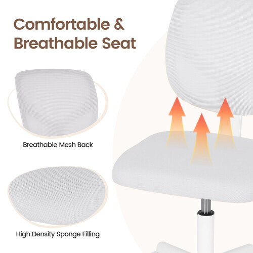 Height Adjustable Office Chair Swivel Computer Chair 2