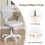 Height Adjustable Office Chair Swivel Computer Chair 4
