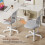 Height Adjustable Office Chair Swivel Computer Chair 6