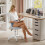 Height Adjustable Office Chair Swivel Computer Chair 8