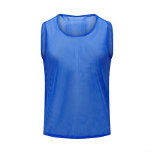 Sports Training Pinnies Mesh Practice Vests Breathable Polyester Bibs for Adult Youth Soccer Basketball Blue