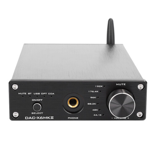 Headphone Amplifier With Digital Audio Decoder HiFi Audio Decoder Bluetooth 5.0 High Resolution Audio Remote Control Power Amplifier Optical Input 1