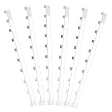 6Pcs Metal Beehive Frame Spacers for Secure Frame Fixation, Durable Beekeeping Frame Strips