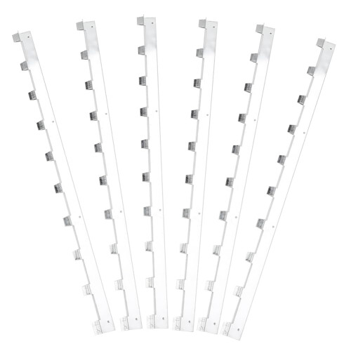 6Pcs Metal Beehive Frame Spacers for Secure Frame Fixation, Durable Beekeeping Frame Strips