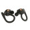 Lampada da scrivania LED con dimmer tattile e collo regolabile, colore argento 1