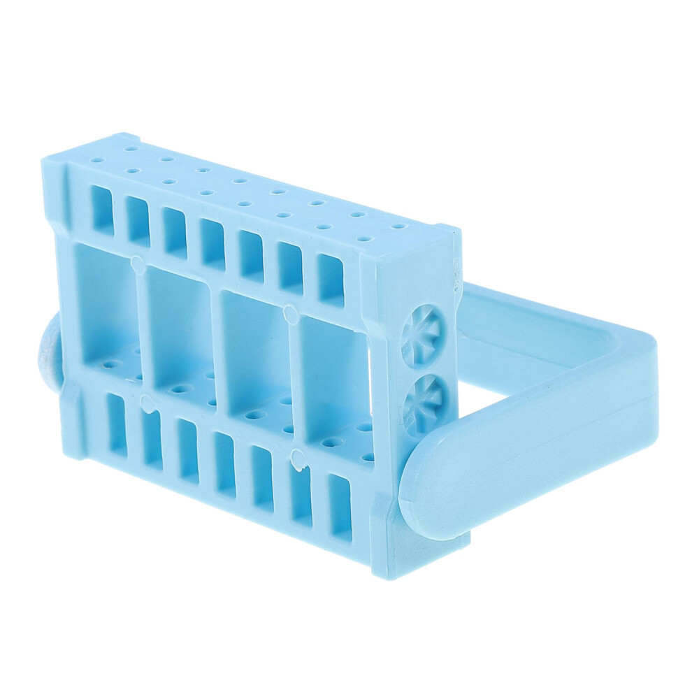 Nail Drill Bit Holder with 16Hole Organized Storage Manicure Tool Organizer for Salon and Home