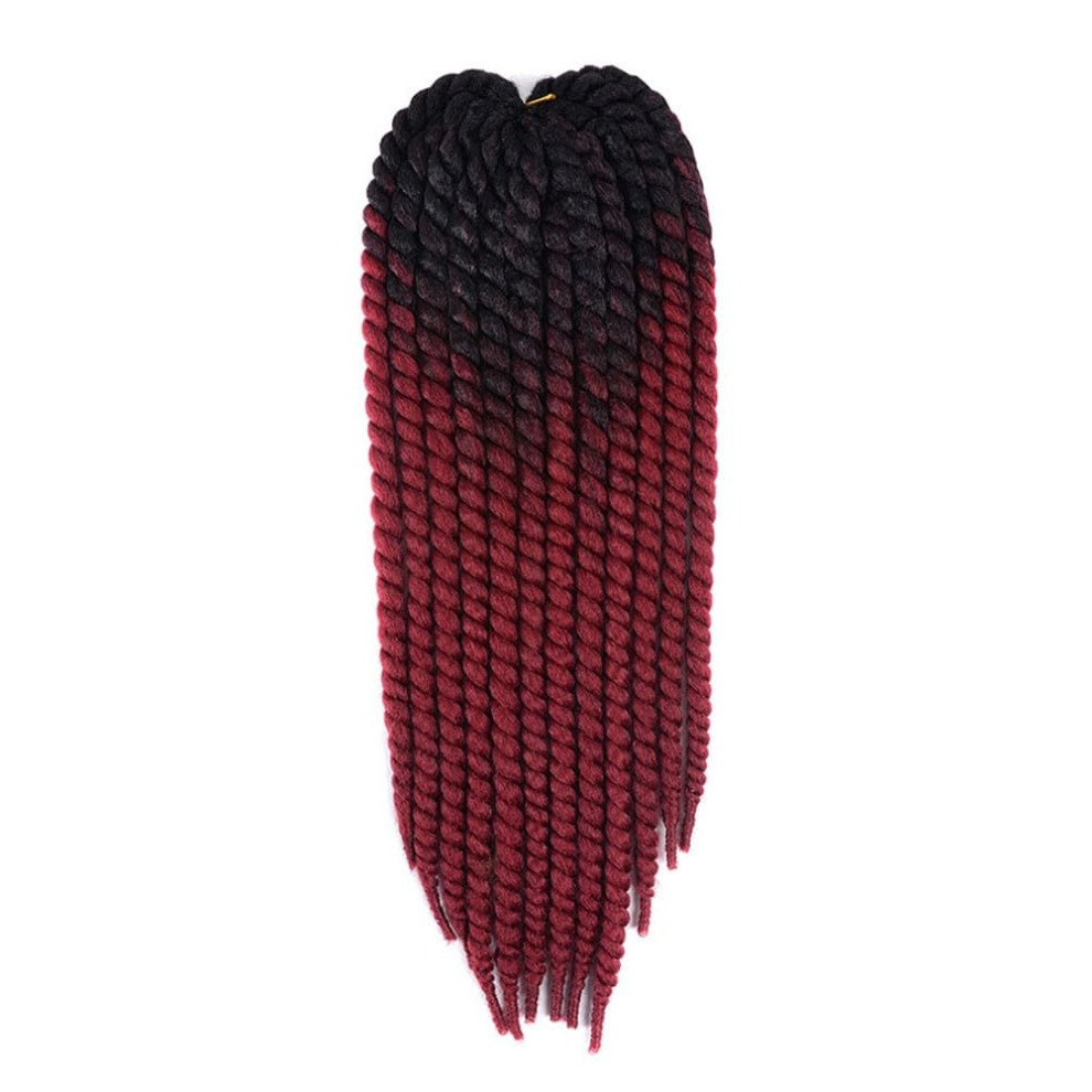 Unisex Havana Twist Crochet Hair Extensions 22 Inch Synthetic Senegalese Twist Braids Natural Texture