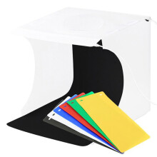Portable Foldable Mini Photo Studio Tent, Built-in Led Light Prevents Shadows For Small Product Photography Wide Application