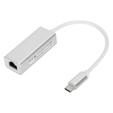 Adaptador USB-C a RJ45 de alta velocidad, Plug and Play para una conectividad inmediata, diseño versátil para diversos dispositivos, compacto e