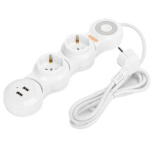 Innovative Power Strip, Multi-Safety Protection Ultra Flat Extension Cord With Right Angle Design, Power Strip For Home Office And Cruise