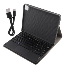 Carcasă cu tastatură touchpad pentru iPad, tastatură detașabilă, suport pentru creion încorporat, unghi reglabil, durată lungă de viață a