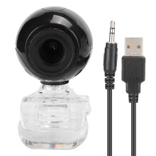 Cámara web de alta calidad con amplio ángulo de visión, micrófono con cancelación de ruido para videoconferencias nítidas, compatible con