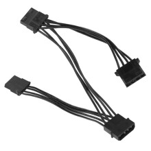Cable divisor de alimentación IDE para computadora, 4 pines macho a hembra, multifuncional, para conexión de ventiladores, transferencia de datos