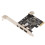 Ελεγκτής συμβατός με καλώδιο Firewire Ilink, κάρτα Pcie Ieee1394 με εξωτερικές θύρες καναλιού 4