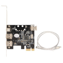 Controler Ieee1394 pentru PC, adaptor Firewire800 cu porturi externe, canal full duplex, suportă o viteză de transfer de date de până la 400 Mbps
