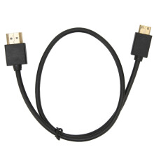 Mini HDMI Cable Ultra Thin Design 4K Ultra HD Support High Speed HDMI Fully Shielded Cable Gold Plated Connectors Stable Signal Transmission For Full