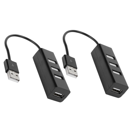 SuperSpeed USB-Hub mit Datenübertragung, Plug & Play für Windows 8, Mac, Linux-Systeme (2 Stück) 2