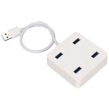 Multifunktionaler USB 2.0-Hub und Kartenleser, schnelle Datenübertragung, einfache Plug-and-Play-Installation, kompatibel mit Windows, Mac und