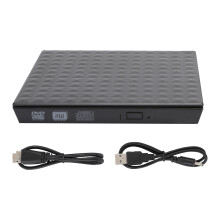 Carcasa externa para disco duro USB 3.0/USB 2.0, unidad óptica SATA portátil y delgada para portátiles, compatible con Windows, Mac y Linux, y