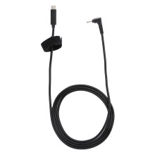 Cable de carga con activador de emulador PD, conector tipo C a CC de PVC de alta calidad para carga mediante toma de corriente y núcleo interno de