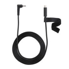 Cable de extensión de alimentación con disparador emulador PD, cable de carga rápida que convierte conector tipo C a conector DC compatible con
