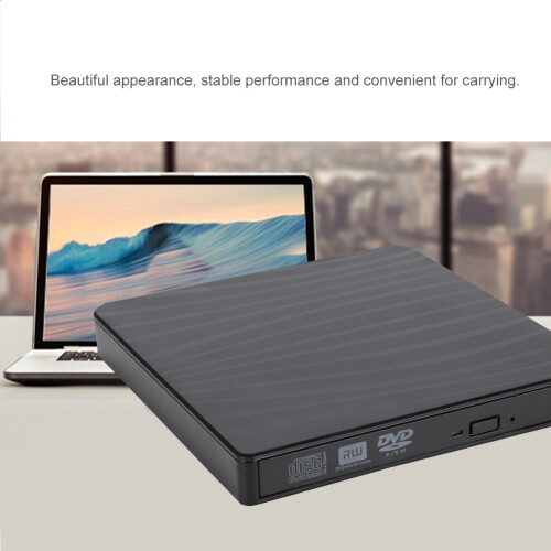 USB 3.0 Type-C Interface CD DVD Burner External Drive Portable Optical Drive Reader Multifunctional Use High Speed Data Transfer Plug And Play For 1