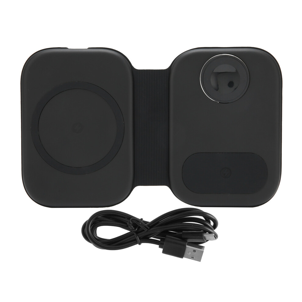 Magnetic Alignment Wireless Charger, Foldable Design For Fast Heat Dissipation, Portable Phone Stand Multiple Devices Charger For On-The-Go Convenienc 9176269883195