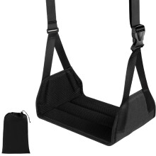 Airplane Footrest Hammock, Portable Adjustable Leg Support for Travel, Office, Commute, 11.81x7.87x1.18 Inch