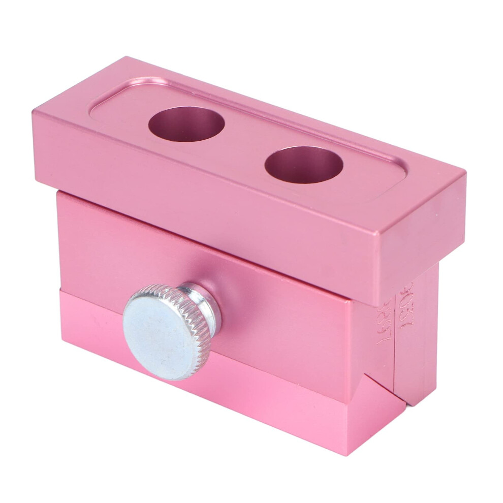 Aluminum Lipstick Mold Dual Hole Glossy Inner Wall DIY Casting Tool for Professional Cosmetics