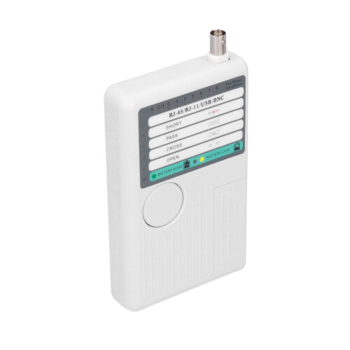Ελεγκτής καλωδίων δικτύου Universal RJ11RJ45USB BNC Wire Multi Tester Εύκολη στην ανάγνωση οθόνη LED 1