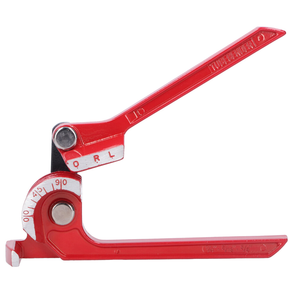 Aluminum Alloy Tubing Bending Tool For Thin Stainless Steel Pipes, 90 Degree Manual Pipe Bender With Ergonomic Wide Hook Grips Ideal For Vehicle 9138057829662