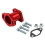 Universal Motorcycle Intake Manifold for VM22 PZ19 26 Carburetor Improved Engine Performance Red 1