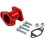 Universal Motorcycle Intake Manifold for VM22 PZ19 26 Carburetor Improved Engine Performance Red 2