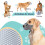 Dog Muzzle with Adjustable Strap Soft Breathable Mesh Prevents Chewing and Biting for Large Dogs Grey L 4