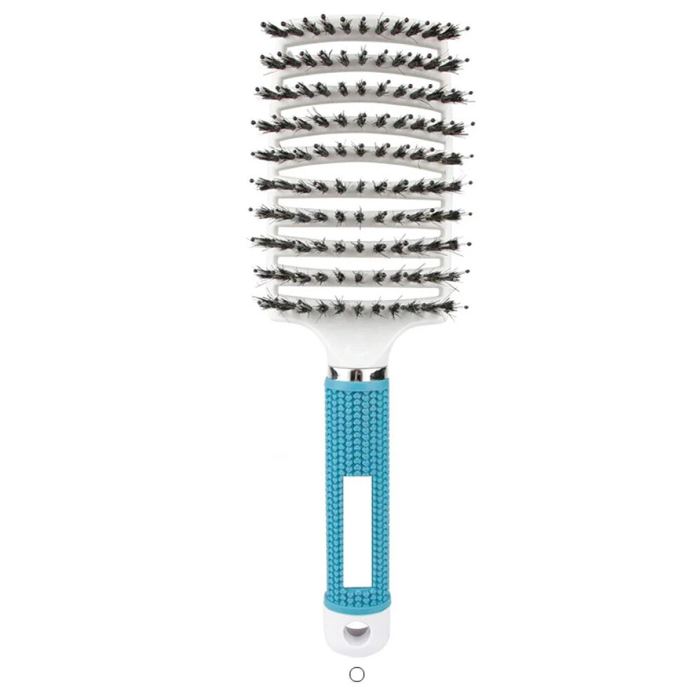 Unisex Detangling Hair Brush For Wet Curly Hair With Ergonomic Spiral Bristles And Gentle Scalp Massage