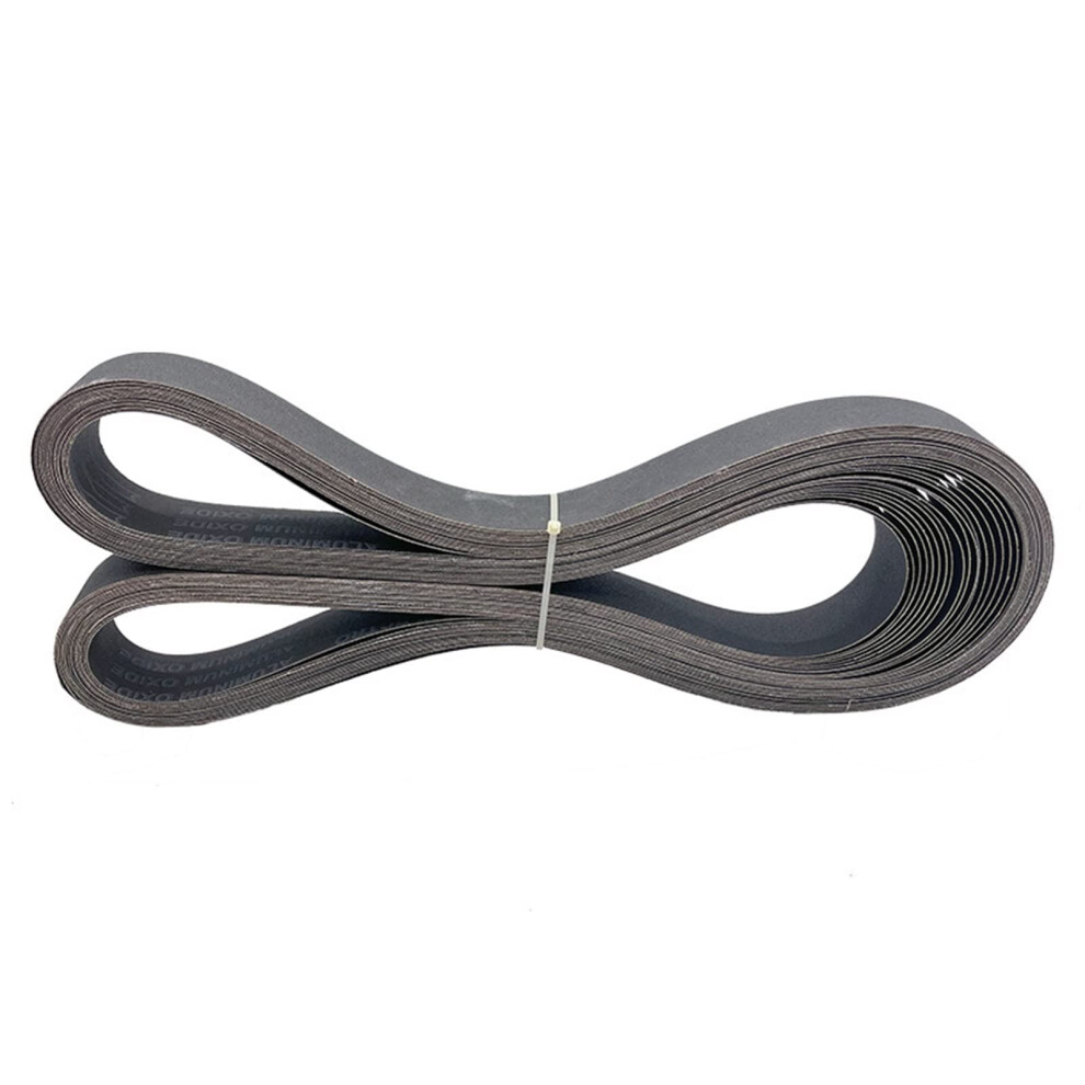 Sanding Belts Set 20Pcs 2100X50mm Aluminum Oxide Abrasive Belts 80 Grit For Metal Grinding 9450606387493
