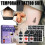 Temporary Tattoo Kit with 3 Bottles Semi Permanent Ink, 84 Unique Waterproof Stencil Patterns 4