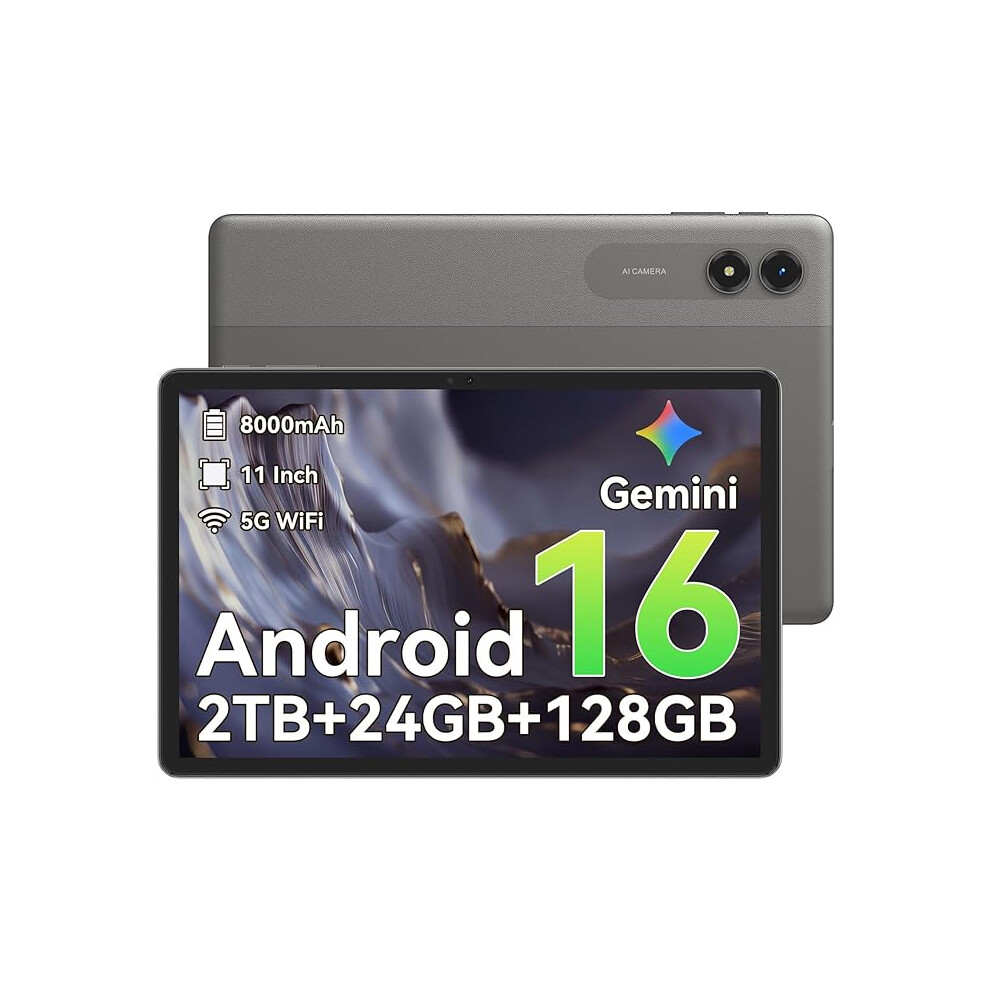 Android 16 Tablet,11 Inch Tablet With 24Gb Ram 128Gb Rom,Octa-Core T7250 Processor,90Hz Display,8000Mah Battery With Fast Charging 1234569888598