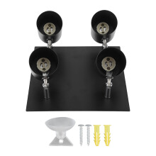 Apparecchi di illuminazione a binario moderni con finitura nero opaco, angolo di illuminazione flessibile e teste orientabili, ideali per cucine,