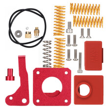MK8Metal Extruder-Upgrade-Kit für Creality3D-Drucker: Vier flache Druckbettfedern, 1,75-mm-Filamentunterstützung, Vollmetallrahmen aus