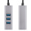 Διανομέας USB από κράμα αλουμινίου, θύρα Gigabit για αδιάλειπτη μεταφορά δεδομένων 3