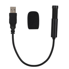 USB-Mikrofon für Computer mit Geräuschunterdrückung, Dual-Kondensator, superklarem Klang und kristallklarer Audioqualität, Plug & Play mit