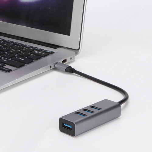 Διανομέας USB από κράμα αλουμινίου, θύρα Gigabit για αδιάλειπτη μεταφορά δεδομένων 1