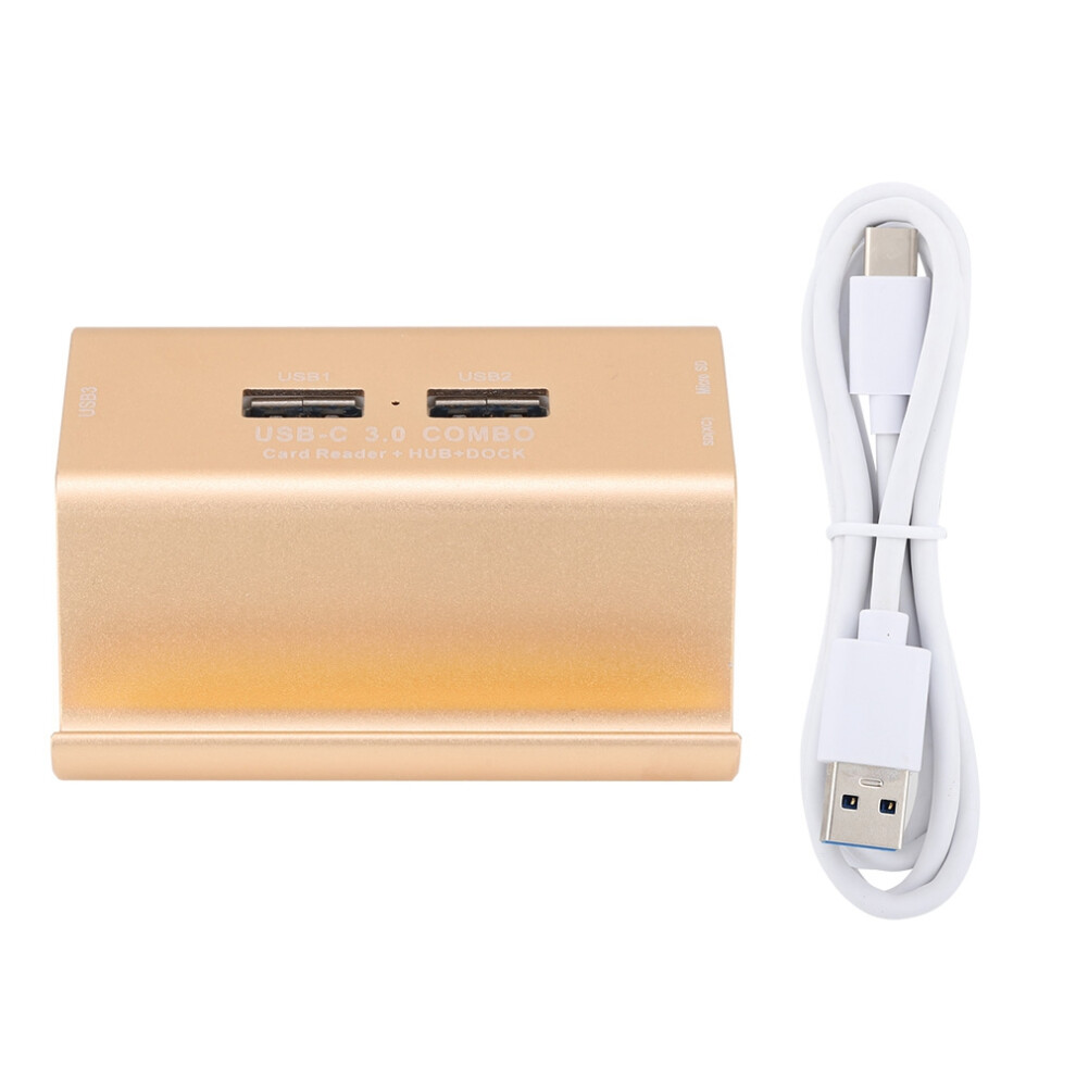 4K Hdmi Output Usb C Hub Multiport Adapter Usb 3.0 Port Usb-C Charging Port High Speed Data Transfer Aluminum Alloy Case Heat Dissipation Compatible 9175034338106