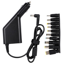 Adaptadores de cargador de coche para ordenador de 65 W a 90 W, fuente de alimentación para portátil con puerto USB, cargador de coche universal