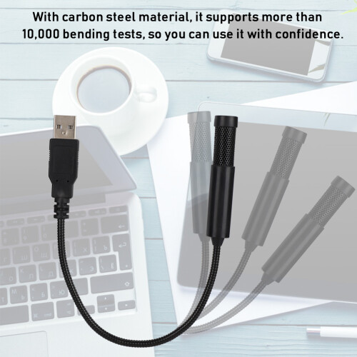 Μικρόφωνο USB για υπολογιστή Τεχνολογία ακύρωσης θορύβου Διπλός συμπυκνωτής 1