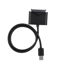 SATA To USB Cable, Fast Transfer Speeds External Hard Drive Adapter For SSD HDD, UASP Protocol Support With DC Power Interface For 2.5 And 3.5 Inch