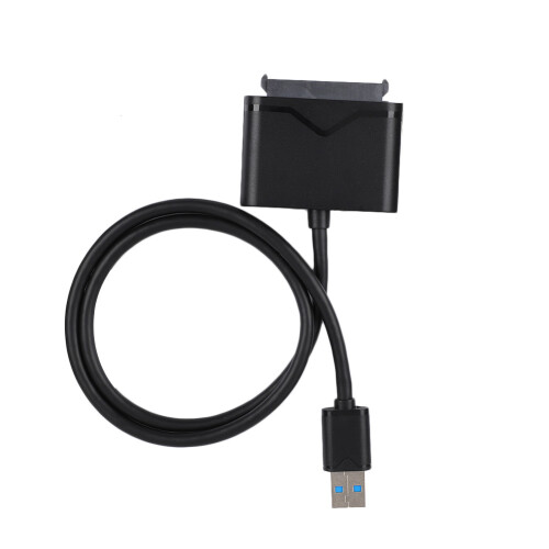 Cabo SATA para USB, adaptador externo para disco rígido com alta velocidade de transferência para SSD e HDD, compatível com protocolo UASP e com