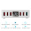 Σταθμός φόρτισης USB με οθόνη LCD, τεχνολογία αυτόματης ανίχνευσης πολλαπλών θυρών 8