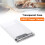 Εξωτερικό περίβλημα σκληρού δίσκου SuperSpeed USB3.0 με UASP SATA, διαφανές, φορητό, 7